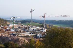 Budowa Europejskiego Centrum Edukacji Geologicznej  trwa.