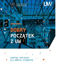 okładka dodatek specjalny dla nowych studentów