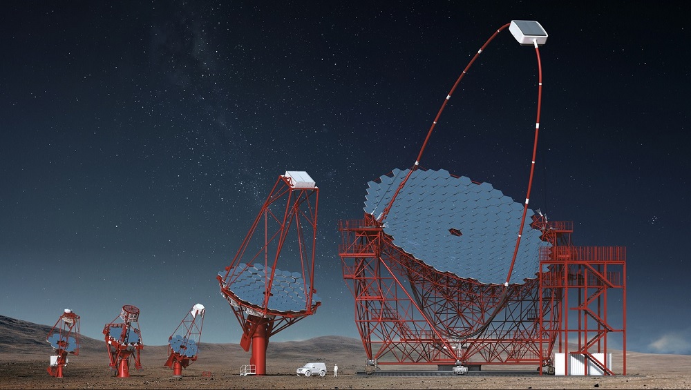 Wizualizacja Cherenkov Telescope Array