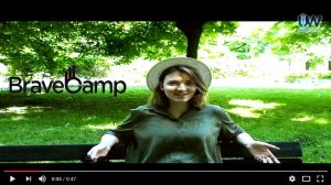 Kadr z filmu o Brave Camp, przednosi do filmu na YouTube