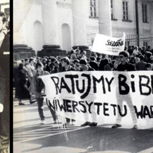 We wrześniu 1989 r. odbyła się manifestacja w obronie Biblioteki Uniwersytetu Warszawskiego. Studenci i pracownicy domagali się powstania nowego gmachu biblioteki. W liczącym wtedy prawie 100 lat budynku, nie mieścił się już ogromny księgozbiór.