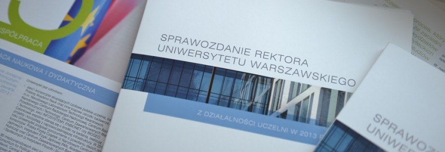 Okładka sprawozdania 2013