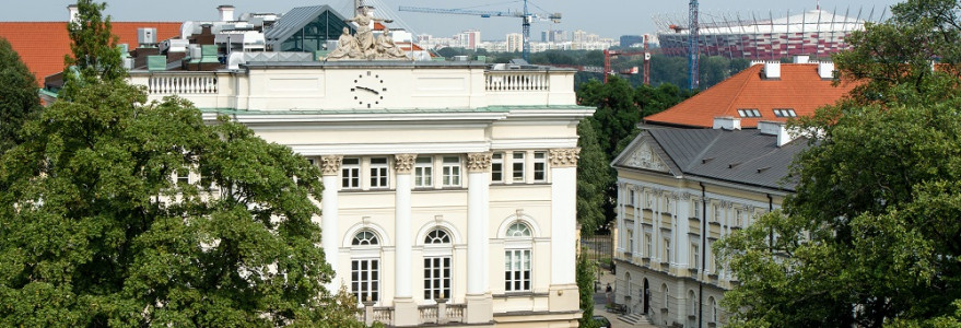 Budynek Dawnej Biblioteki, zabytkowy kampus przy Krakowskim Przedmieściu