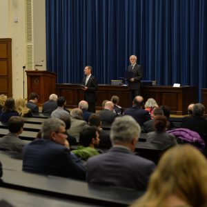 Uroczystość przyznania okresowych zwiększonych wynagrodzeń dla pracowników UW.