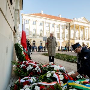 Wiesław Gniazdowski, przewodniczący środowiska żołnierzy AK z Grupy Bojowej „Krybar”