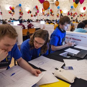 Reprezentanci UW podczas finału ACM-ICPC 2019. Fot. Randy Piland/icpcnews.com