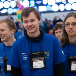 Reprezentanci UW podczas ACM-ICPC 2019. Fot. Bob Smith/icpcnews.com