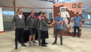 Drużyna University of Warsaw Rover Team podczas ogłoszenia wyników. Źródło: CIRC 2019
