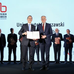 Uroczystość ogłoszenia wyników konkursu na uczelnie badawcze, 30 października 2019. Fot. MNiSW.