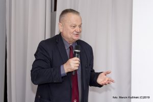 Prof. Wojciech Tygielski podczas uroczystości wręczenia Nagrody Literackiej im. Leopolda Staffa 2019. Fot. Marcin Koźliński