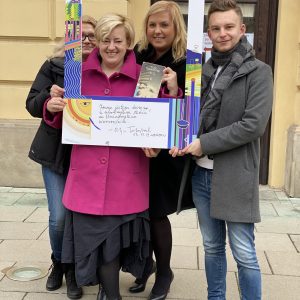 Ewa Madej, Aneta Polak, Agata Ignatowicz-Bocian, Mieszko Czerniawski z Biura Promocji