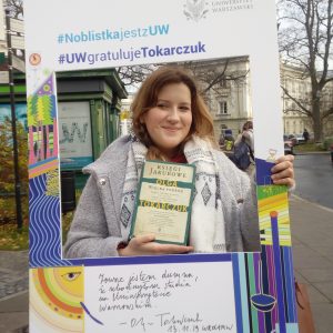 Aleksandra Mackiewicz, studentka Wydziału Nauk Politycznych i Studiów Międzynarodowych