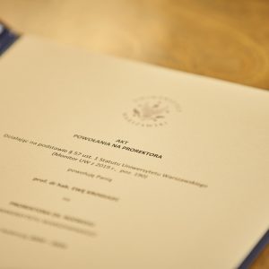 Wręczenie nominacji prorektorom, dziekanom i dyrektorom, 3.09.2020, fot. K. Szczęsny (8)