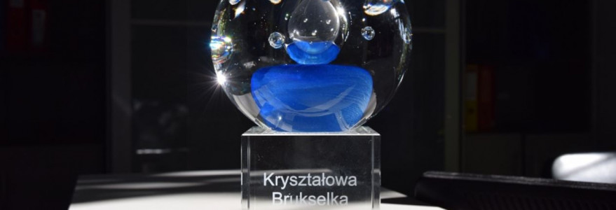 Statuetka Kryształowej Brukselki 2020. Fot. KPK PB UE.