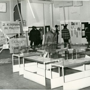 Wystawa o Marcu '68 na UW, 1981, ze zbiorów Muzeum UW