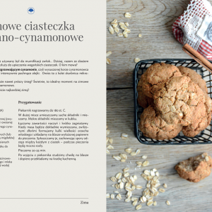 Przepis na zimowe ciasteczka owsiano-cynamonowe. Źródło: 