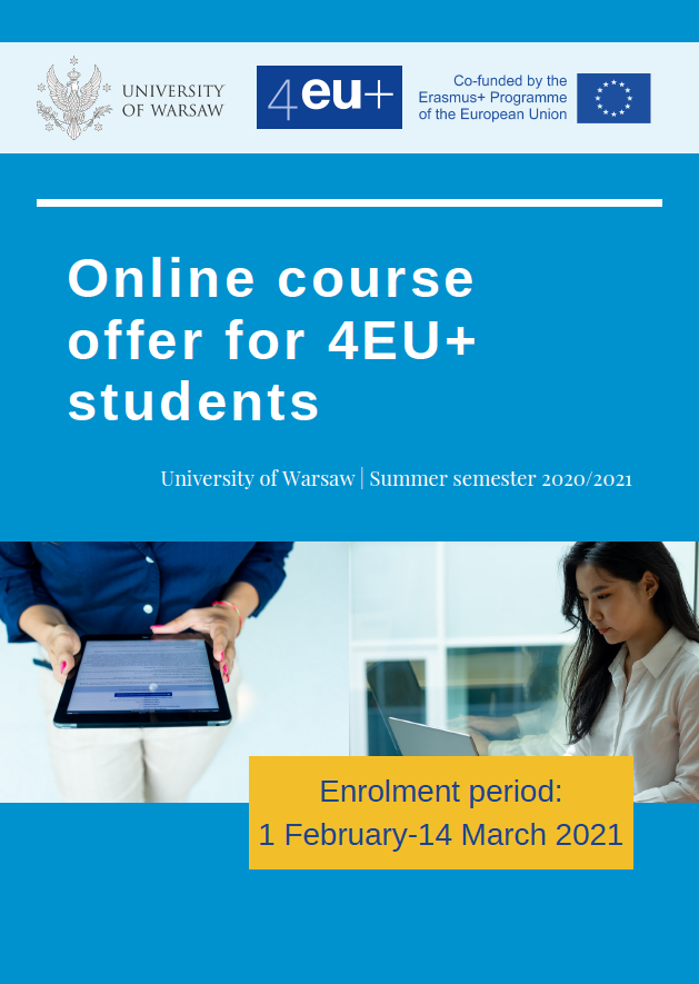Online course offer for 4EU+ students