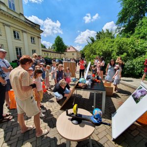 Obserwacje częściowego zaćmienia Słońca w OA UW. Fot. E. Zegler-Poleska.