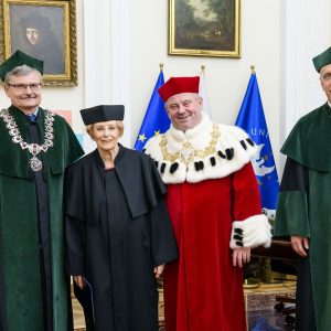 Uroczystość odnowienia doktoratu prof. Katarzyny Cieślak-Blinowskiej. Fot. D. Miśko.