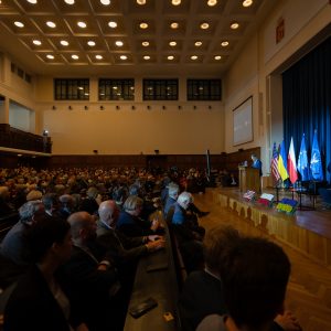 Mark. F. Brzezinski, ambasador Stanów Zjednoczonych w Polsce, z wykładem na UW. Fot. M. Kaźmierczak/UW.