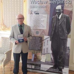 Uroczystość wręczenia Medalu im. Wacława Sierpińskiego. Fot. E. Konopka.