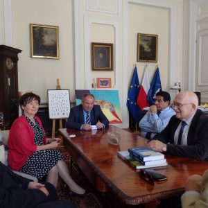 Wizyta gości z peruwiańskiej uczelni Universidad Católica de Santa María w Arequipa. Fot. J. Weber.