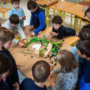 Pierwsze laboratoria miejskie CoMobility w szkołach podstawowych. Fot. J. Barański.