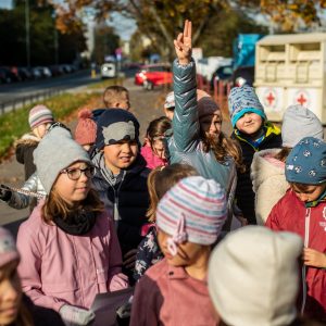 Pierwsze laboratoria miejskie CoMobility w szkołach podstawowych. Fot. J. Barański.