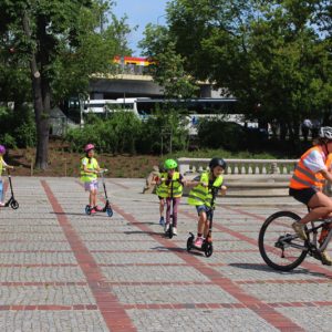 Warsztaty rowerowe dla drugoklasistów w ramach działań CoMobility. Fot. P. Mahakwa.