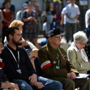 Obchody 78. rocznicy Powstania Warszawskiego na UW. Fot. M. Kaźmierczak/UW.