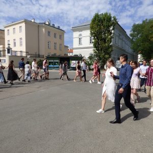 Oficjalne zakończenie kursu języka i kultury polskiej organizowanego przez POLONICUM. Fot. UW