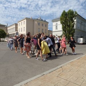 Oficjalne zakończenie kursu języka i kultury polskiej organizowanego przez POLONICUM. Fot. UW