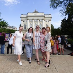 Oficjalne zakończenie kursu języka i kultury polskiej organizowanego przez POLONICUM. Fot. UW