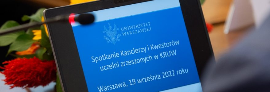 Spotkanie Kanclerzy i Kwestorów na UW. Fot. UW