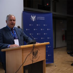 Prof. Sambor Grucza, prorektor UW ds. współpracy i spraw pracowniczych. Fot. Mirosław Kaźmierczak/UW.