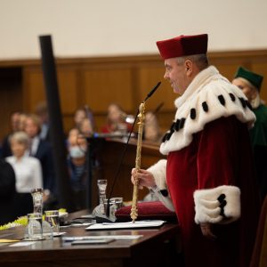 Uroczystość inauguracji roku akademickiego 2022/2023. Fot. M. Kaźmierczak/UW.