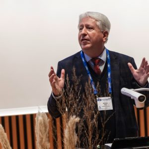 Prof. Bernhard Eitel, rektor Uniwersytetu w Heidelbergu, podczas Annual Meeting 4EU+ w Kopenhadze. Fot. Nikolai Linares/UCPH.