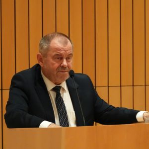 Prof. Alojzy Z. Nowak, rektor UW, podczas obchodów 50-lecia Wydziału Zarządzania UW. Fot. WZ UW.