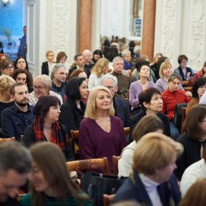 Spotkanie „Uniwersytet Warszawski dla Ukrainy, Ukraińcy dla Warszawy”. Fot. Mirosław Kaźmierczak/UW