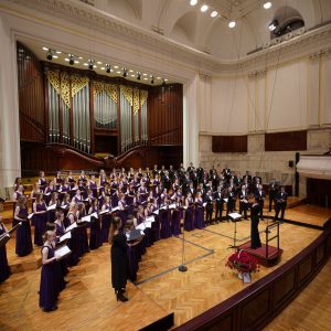 Koncert Galowy w Filharmonii Narodowej z okazji Jubileuszu 100-lecia Chóru Akademickiego UW. Fot. Mirosław Kaźmierczak/UW