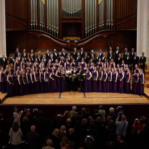 Koncert Galowy w Filharmonii Narodowej z okazji Jubileuszu 100-lecia Chóru Akademickiego UW. Fot. Mirosław Kaźmierczak/UW