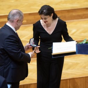 Koncert Galowy w Filharmonii Narodowej z okazji Jubileuszu 100-lecia Chóru Akademickiego UW. Fot. Mirosław Kaźmierczak/UW