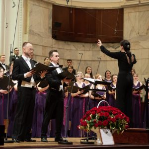 Koncert Galowy w Filharmonii Narodowej z okazji Jubileuszu 100-lecia Chóru Akademickiego UW. Fot. Mirosław Kaźmierczak/UW