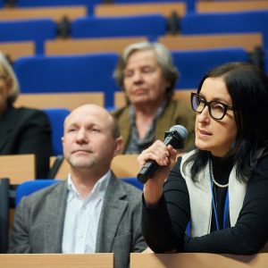 Spotkanie z prof. Andrzejem K. Koźmińskim w ramach „8 wykładów na Nowe Tysiąclecie”. Fot. Mirosław Kaźmierczak/UW