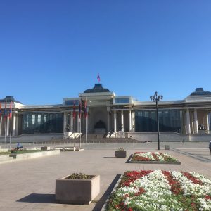 Pałac Rządowy Republiki Mongolii w Ułan Batorze. Fot. dr Jan Rogala/UW