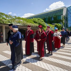 Uroczystość promocji doktorskiej i wręczenia gratulacji doktorom habilitowanym. Fot. M. Kaźmierczak/UW