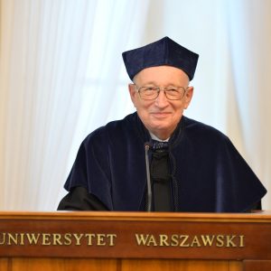 Uroczystość odnowienia doktoratu prof. Michała Tymowskiego. Fot. Mirosław Kaźmierczak/UW