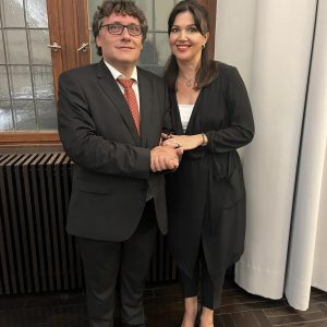 Dyrygenci Michael Sekulla i Irina Bogdanovich podczas koncertu. Fot. Teresa Gręziak