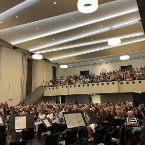 Koncert Chóru Akademickiego UW na Uniwersytecie w Heidelbergu. Fot. Irina Bogdanovich