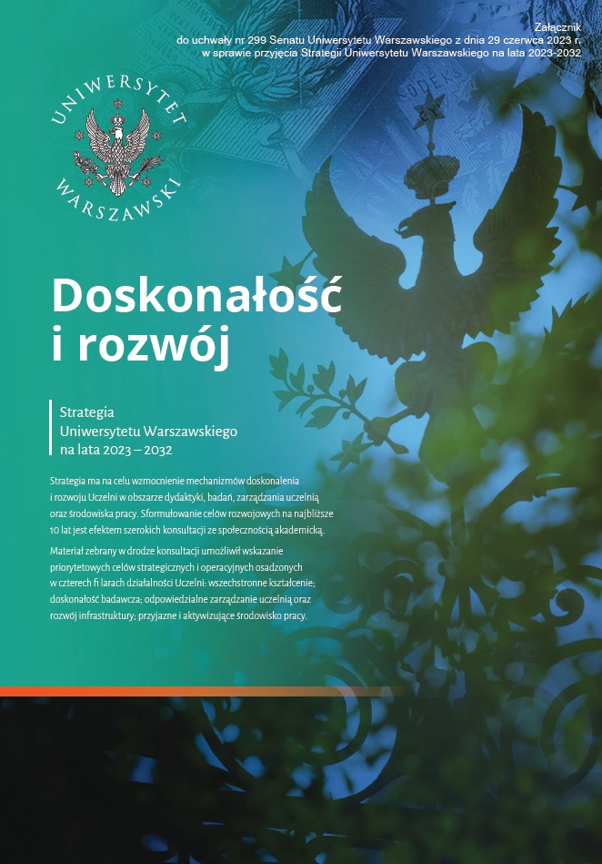 Przejdź do Strategii Uniwersytetu Warszawskiego na lata 2023-2032.